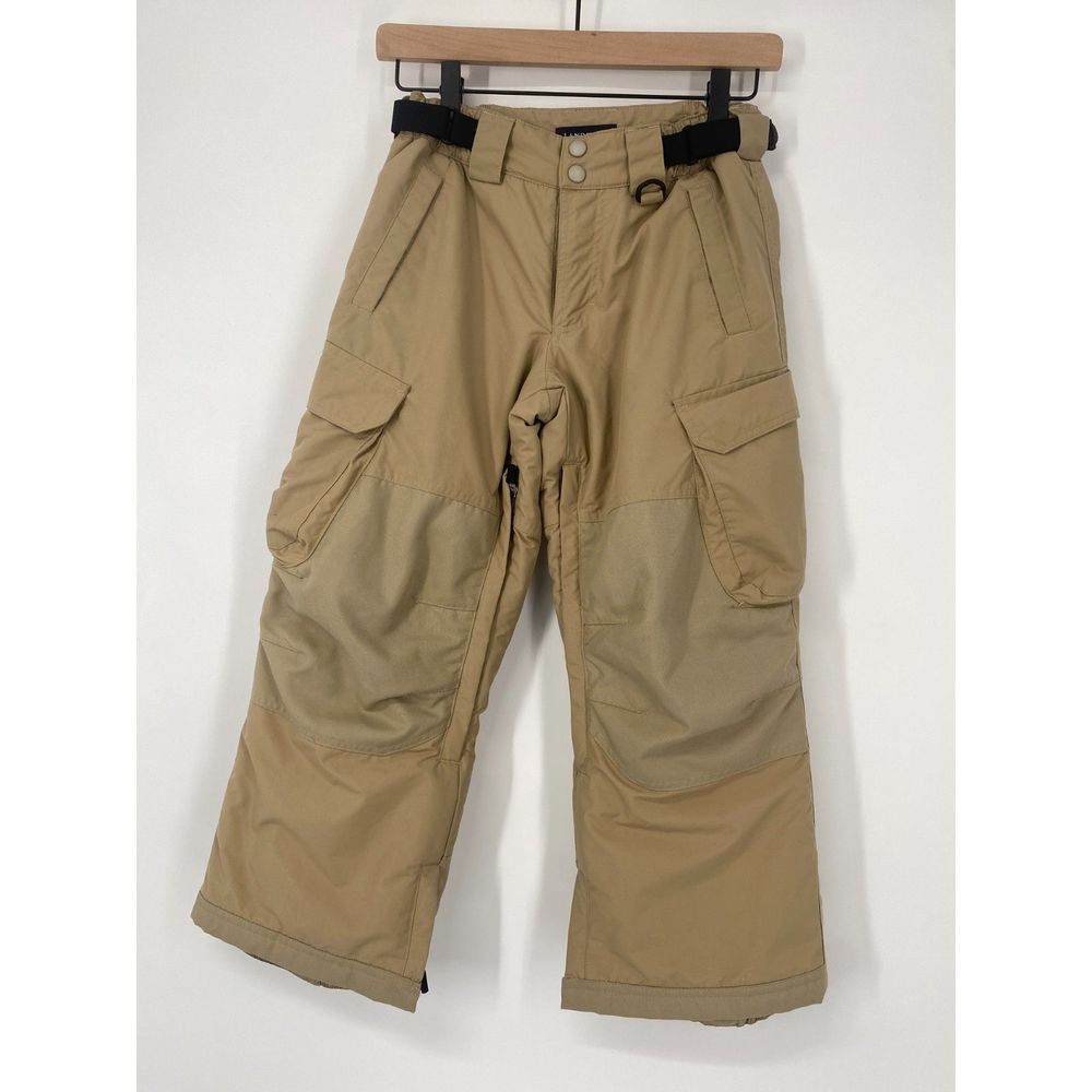Land's End Kid's Insulated Iron Knee Adjustable Waist Snow Pants Sz 8